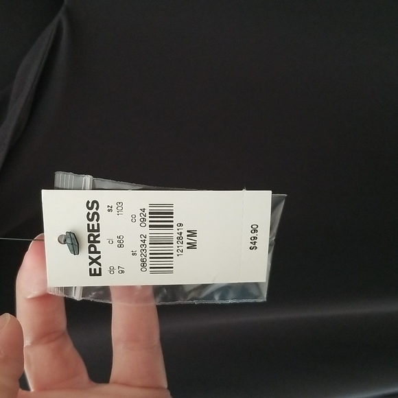 Express Gray Long Sleeve Top - Picture 7 of 7